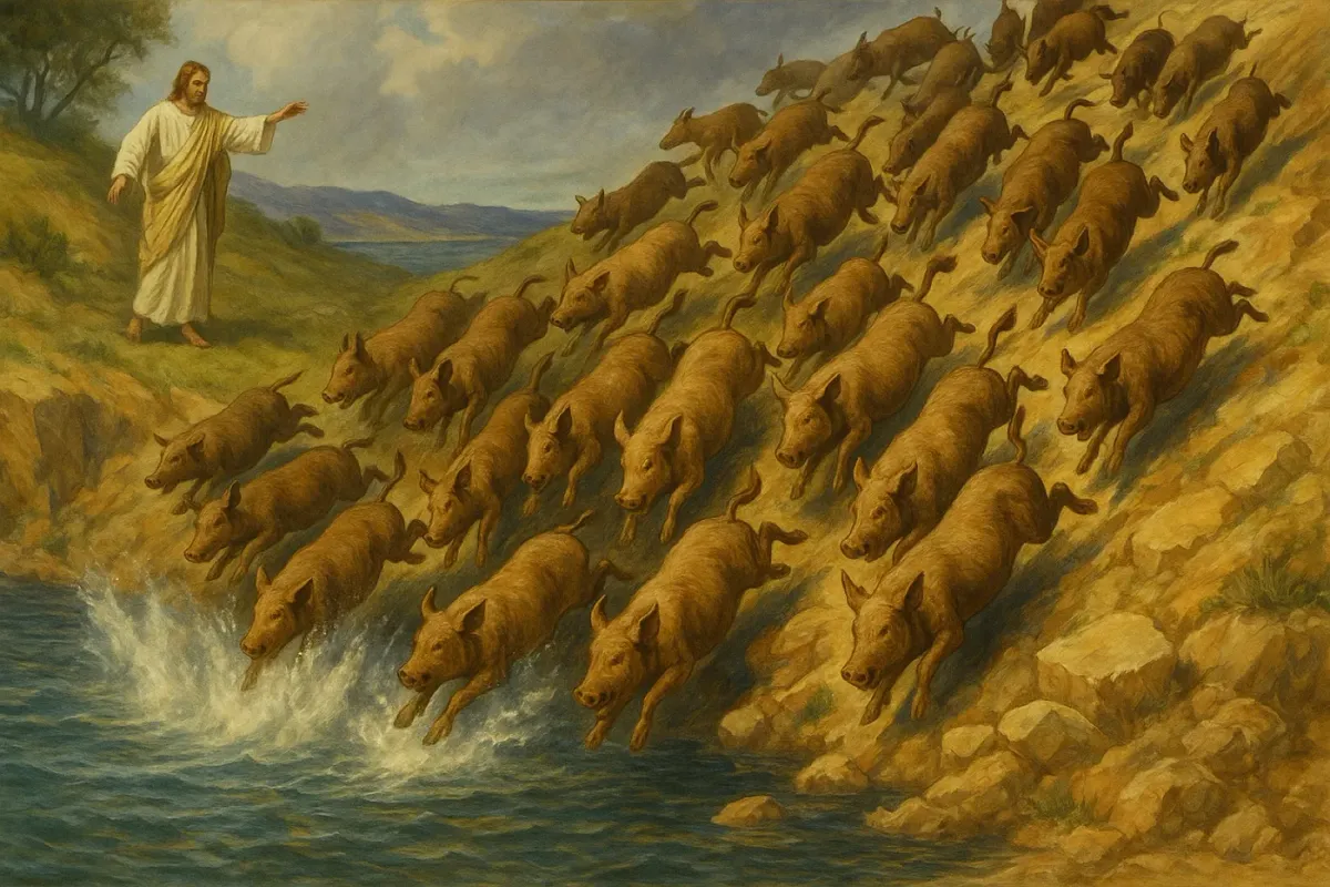 Legion and the Drowned Pigs: Bible Study on Mark 5